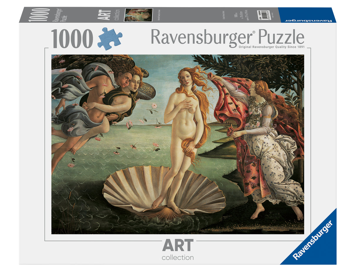 Ravensburger - Botticelli Nascita Di Venere Puzzle 1000 Pieces