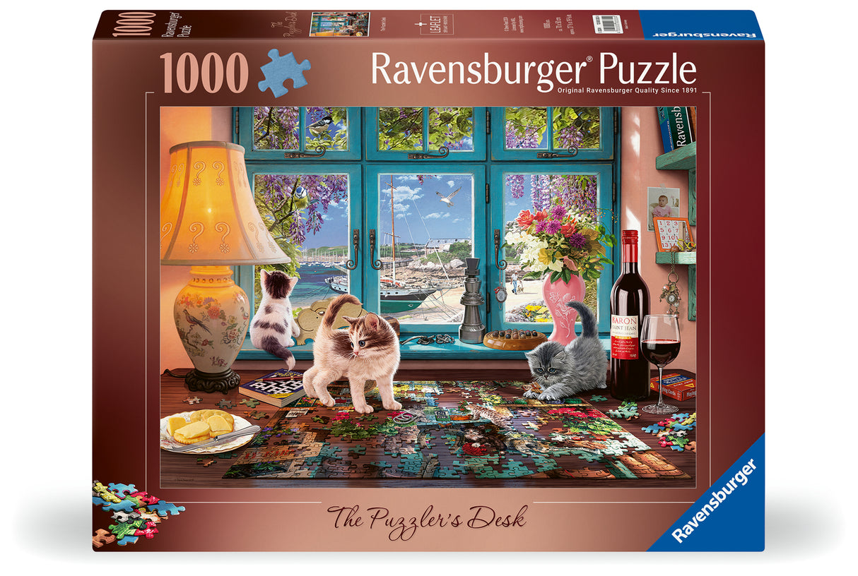 Ravensburger - The Puzzler's Desk Puzzle 1000 Pieces