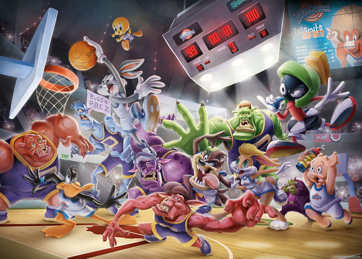 Ravensburger - Space Jam Final Dunk Puzzle 1000 Pieces