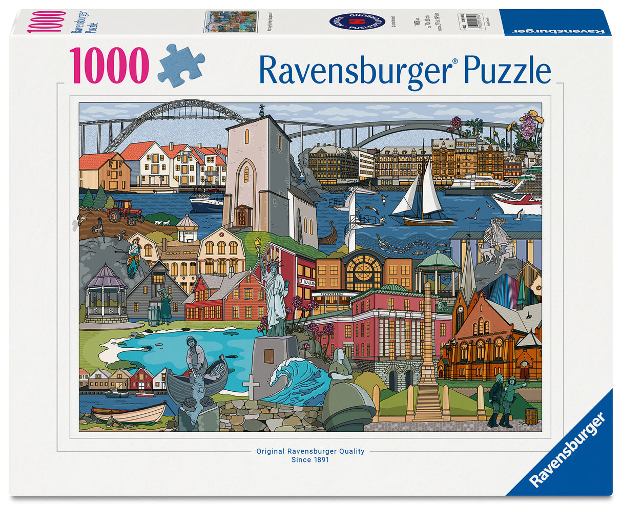 Ravensburger - Norway Karmoy Haugesund 1000 pieces