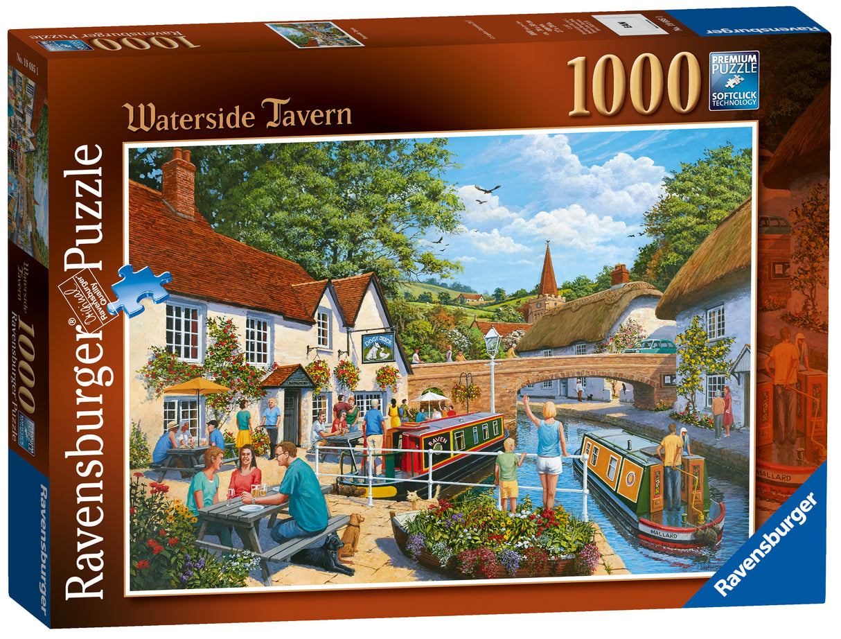 Ravensburger - Waterside Tavern Puzzle 1000 Piece