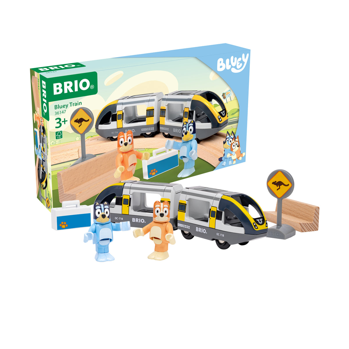 BRIO - Bluey Train 7 pieces