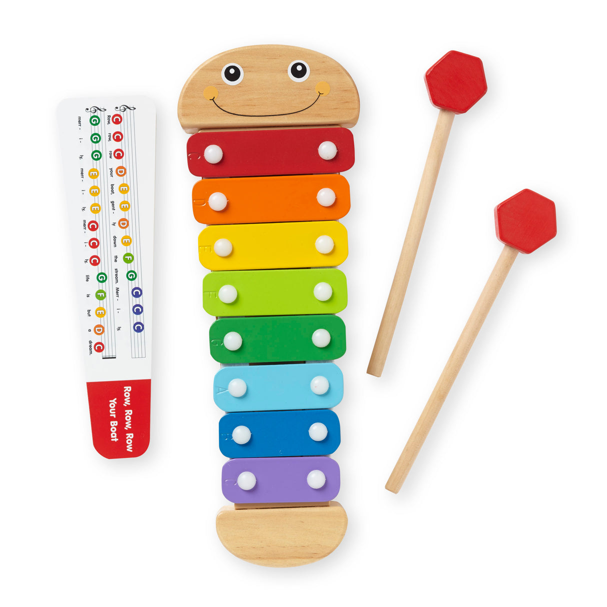 Melissa & Doug - Wooden Caterpillar Xylophone