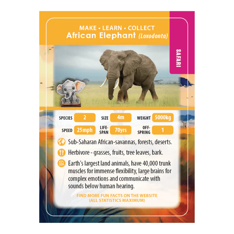 CrystalArt - Wildlife Buddies - Elephant - Modern Brands Australia