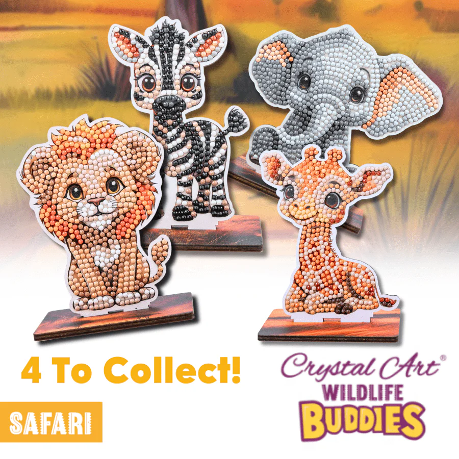 CrystalArt - Wildlife Buddies - Lion - Modern Brands Australia