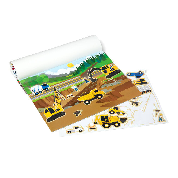 Melissa & Doug - Reusable Sticker Pad - Vehicles