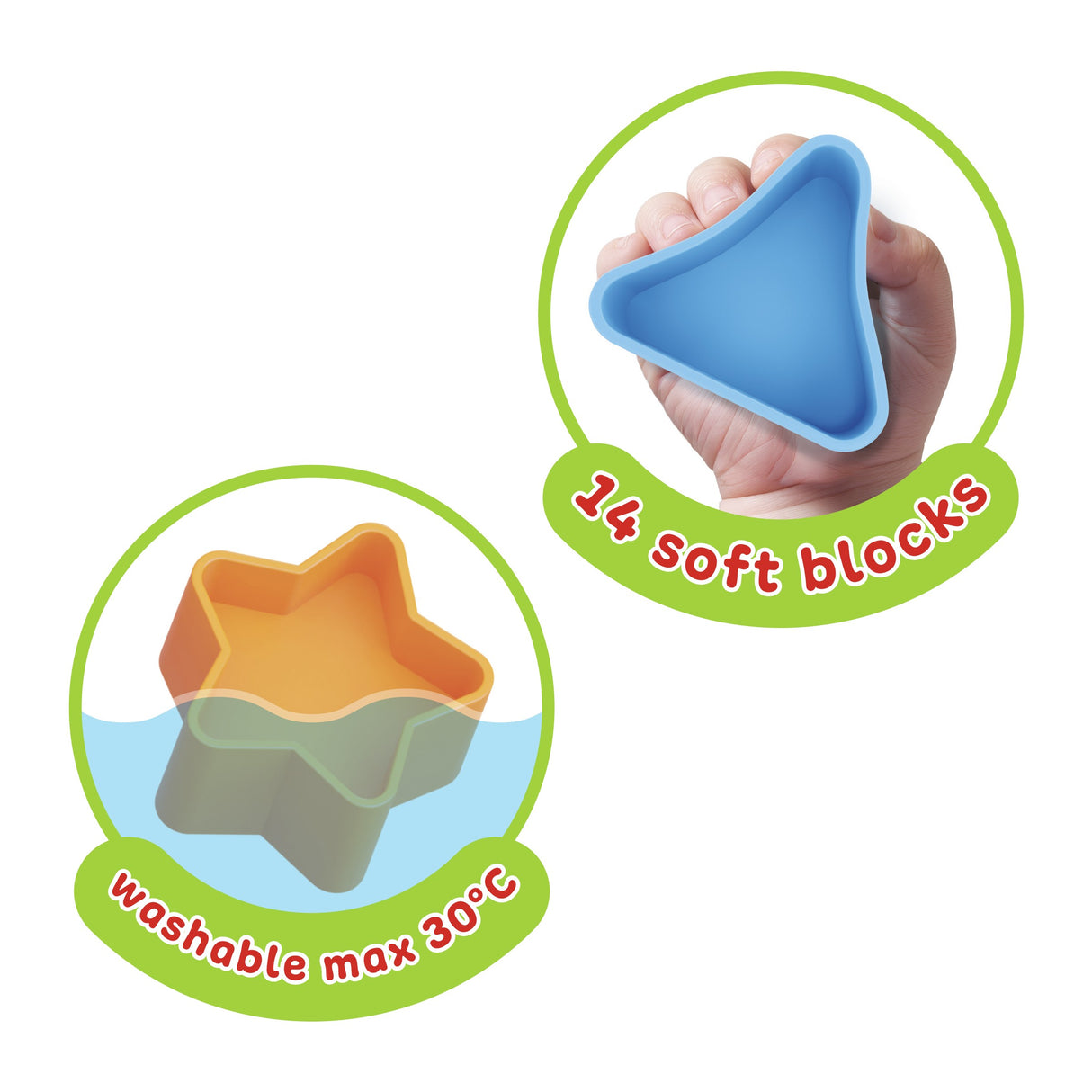 Quercetti - Moon Balance Soft Blocks