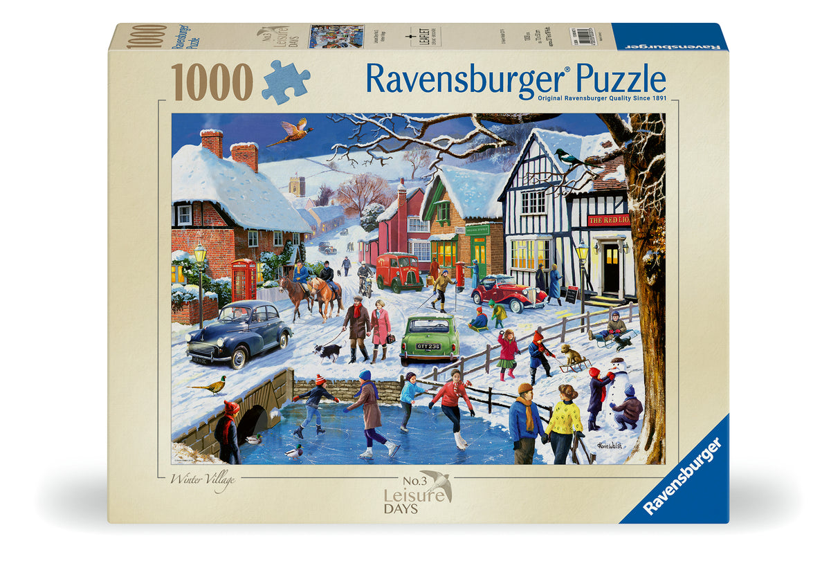 Ravensburger - Leisure Days No 3 Winter Village 1000 Pieces