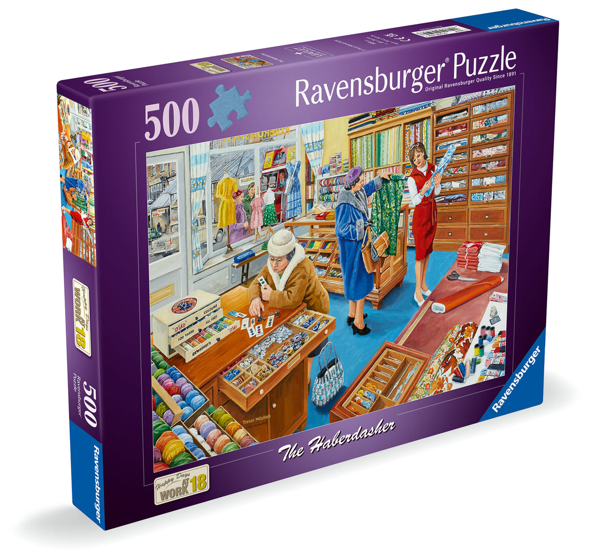 Ravensburger - The Haberdasher Puzzle 500 Pieces - Modern Brands Australia