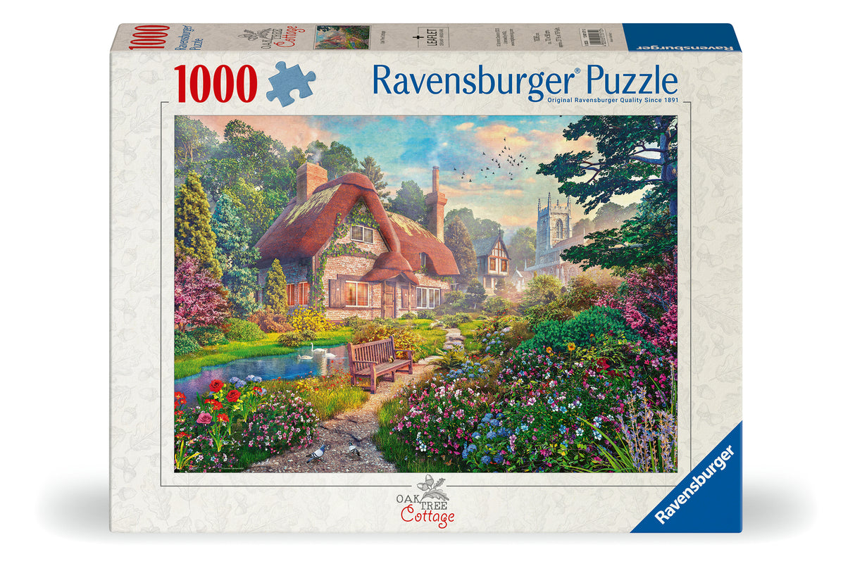Ravensburger - Oak Tree Cottage Puzzle 1000 Pieces