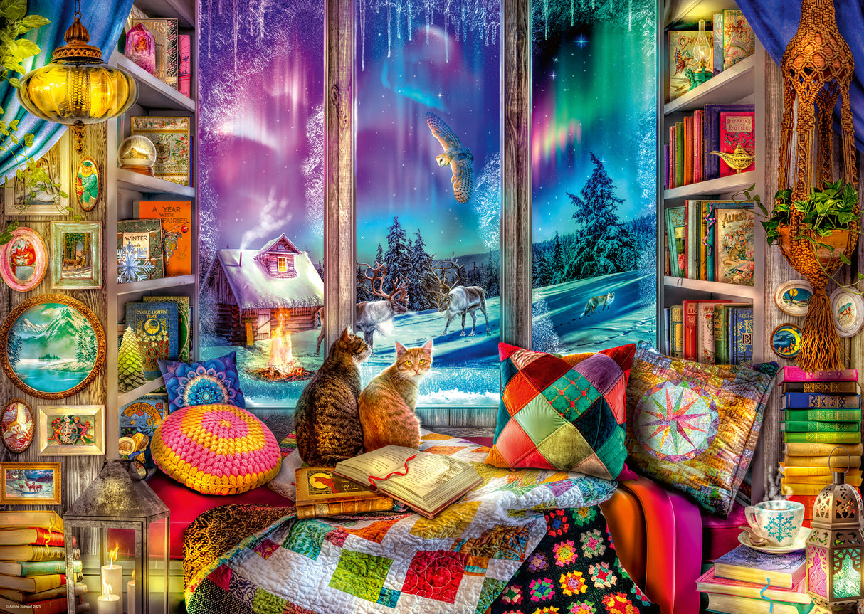 Ravensburger - The Winter Reading Nook Puzzle 1000 Pieces