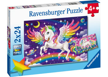 Ravensburger - Unicorn And Pegasus 2x24p - Modern Brands Australia