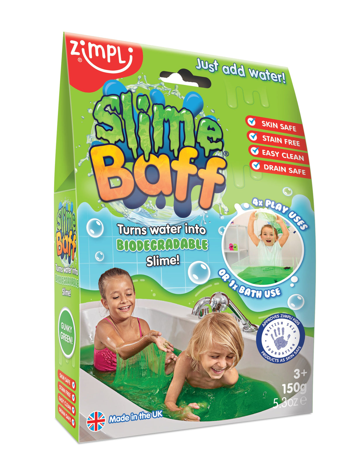 Zimpli Kids - Slime Baff Green - CDU12 - Modern Brands Australia