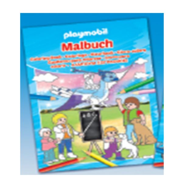 Playmobil - Colouring in Book Girls