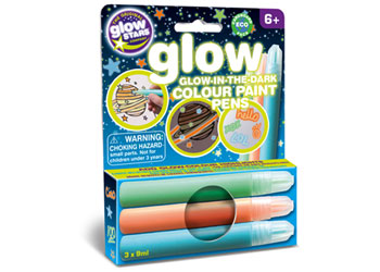 Brainstorm - Glow-In-the-dark Colour Three Pens - Modern Brands Australia