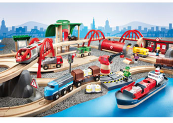 BRIO - Deluxe Railway Set 87 pieces - Modern Brands Australia