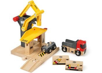 BRIO - Freight Goods Station 6 pieces - Modern Brands Australia