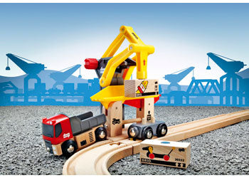 BRIO - Freight Goods Station 6 pieces - Modern Brands Australia