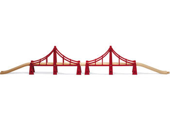 BRIO - Double Suspension Bridge 5 pieces - Modern Brands Australia