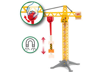 BRIO - Construction Crane w Lights 5 pieces - Modern Brands Australia
