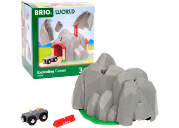 BRIO - Dynamite Mountain Tunnel 3 pieces - Modern Brands Australia