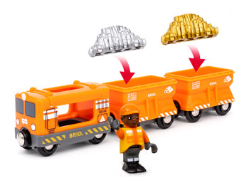BRIO - Gold Cargo Train 6 pieces - Modern Brands Australia