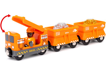 BRIO - Gold Cargo Train 6 pieces - Modern Brands Australia