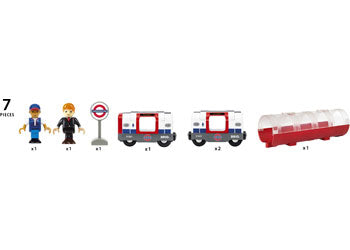 BRIO - London Underground Train 7 pieces - Modern Brands Australia