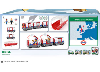 BRIO - London Underground Train 7 pieces - Modern Brands Australia