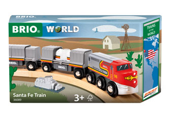 BRIO - Santa Fe Train (Trains of the World) - Modern Brands Australia