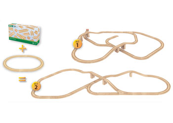 BRIO - 50 Piece Track Pack - Modern Brands Australia