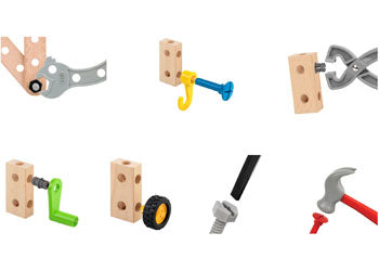 BRIO Builder - Construction Set 136 pieces - Modern Brands Australia