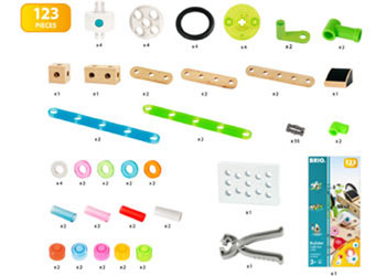 BRIO Builder - Light Set 123 pieces - Modern Brands Australia