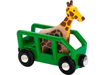 BRIO - Giraffe and Wagon 2 pieces - Modern Brands Australia