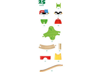 BRIO My First BO Railway Train Set 25 pieces - Modern Brands Australia