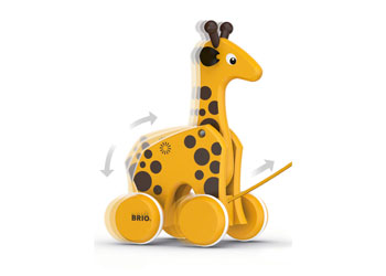 BRIO - Pull Along Giraffe - Modern Brands Australia