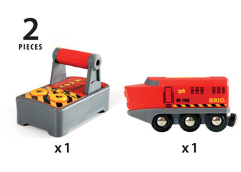 BRIO - Remote Control Engine 2 pieces - Modern Brands Australia
