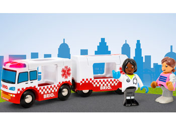 BRIO - Rescue Ambulance 4 pieces - Modern Brands Australia