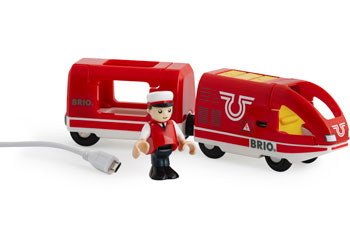 BRIO - Travel Rechargeable Train 4 pieces - Modern Brands Australia