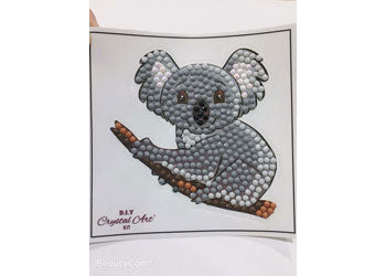 CrystalArt - Koala Bear 9x9cm Motif - Modern Brands Australia