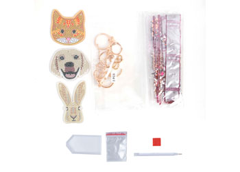CrystalArt - Perfect Pets Keyring Kit - Modern Brands Australia