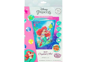 CrystalArt - The Little Mermaid Notebook 18x26cm - Modern Brands Australia