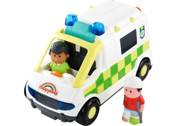 ELC - Happyland Lights & Sounds Ambulance - Modern Brands Australia
