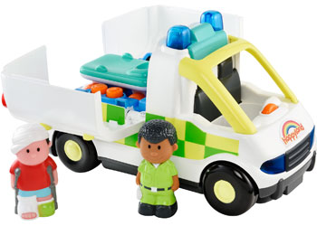 ELC - Happyland Lights & Sounds Ambulance - Modern Brands Australia