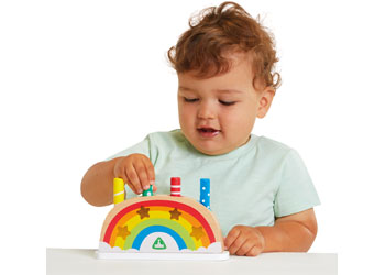ELC - Wooden Pop Up Rainbow - Modern Brands Australia
