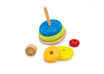 ELC - Wooden Stacking Ring - Modern Brands Australia