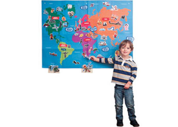 Felt Creations - World Felt Map - Modern Brands Australia