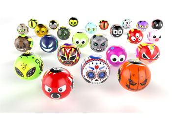 Freak Marbles - Blind Bag Strip 12pk - Modern Brands Australia