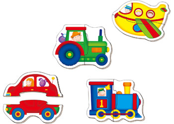 Galt - Baby Puzzles - Transport - 2pcs - Modern Brands Australia