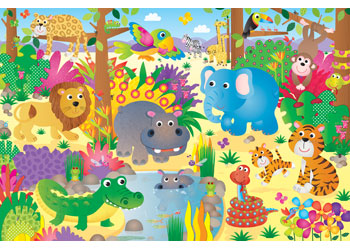 Galt - Jungle Giant Floor Puzzle - 30pcs - Modern Brands Australia
